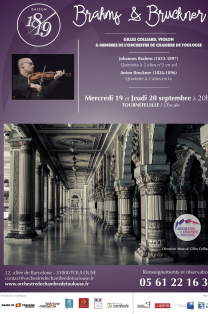 Orchestre de Chambre de Toulouse - Brahms et Bruckner