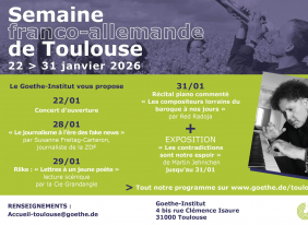 Newsletter -  Semaine franco-allemande de Toulouse